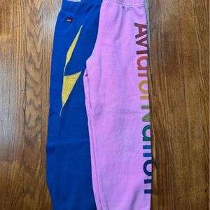 Aviator Nation Blue Lightening and Pink Sweatpants - 2 Pairs